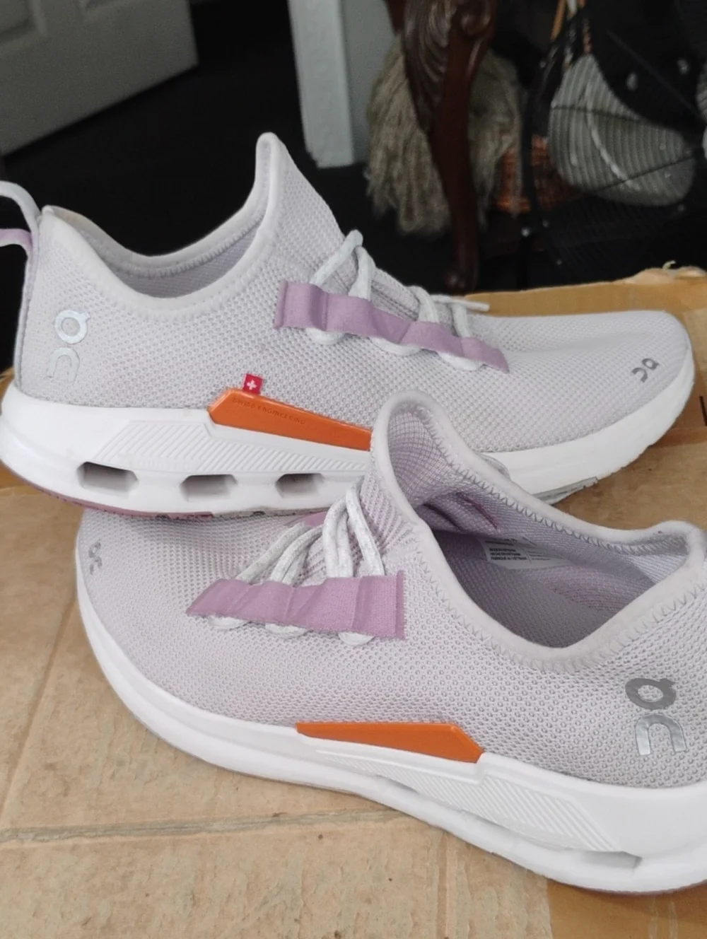 On Cloudtech Lightweight Lavender Running Sneakers